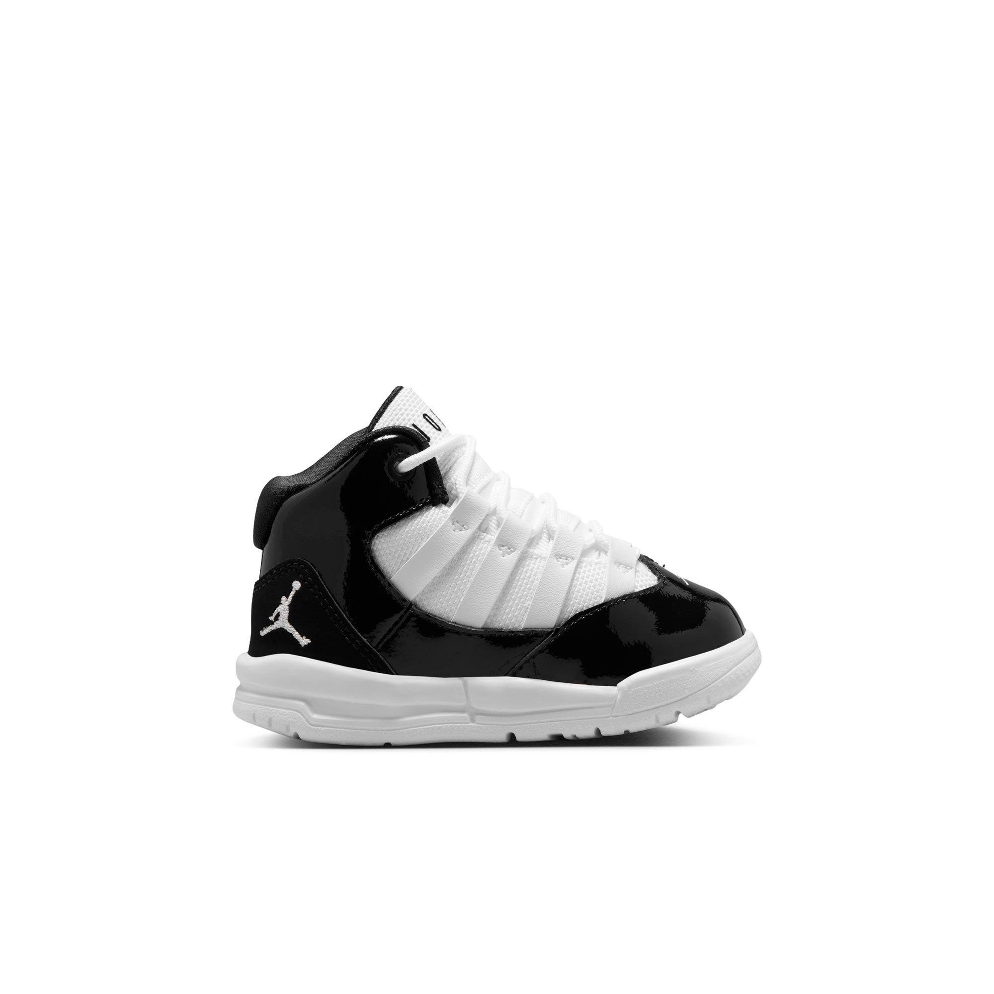 Jordan Max Aura "Black/White" Toddler Boys' Shoe - BLACK/WHITE